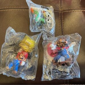 (3) McDonald’s Nintendo Super Mario Happy Meal Toys